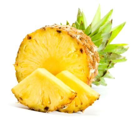 fresh pineapple fruits