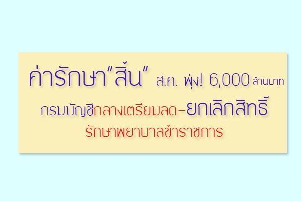 กรมบัญชีกลางเตรียมลด-ยกเลิกสิทธิ์รักษาพยาบาลข้าราชการ