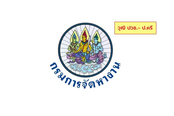 วุฒิ ปวช.- ป.ตรี กรมการจัดหางาน รับสมัครบุคคลเพื่อเลือกสรรเป็นพนักงานราชการ 13 อัตรา