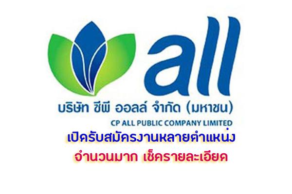 ห้ามพลาด CP ALL เปิดรับสมัครงานหลายตำแหน่ง จำนวนมาก เช็ครายละเอียด