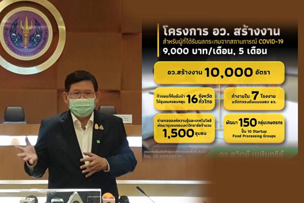 รัฐจ้าง 10,000 อัตรา รายได้ 9,000 บาท ไม่จำกัดวุฒิการศึกษา