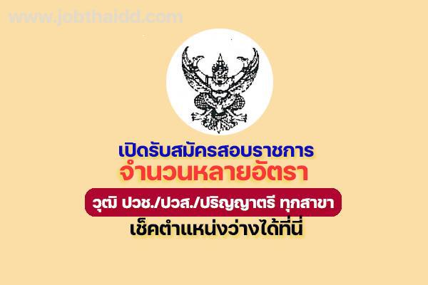 ด่วน!! เปิดรับสมัครสอบราชการ 4,189 อัตรา ประจำเดือน เมษายน 2567 เช็กตำแหน่งว่างได้ที่นี่