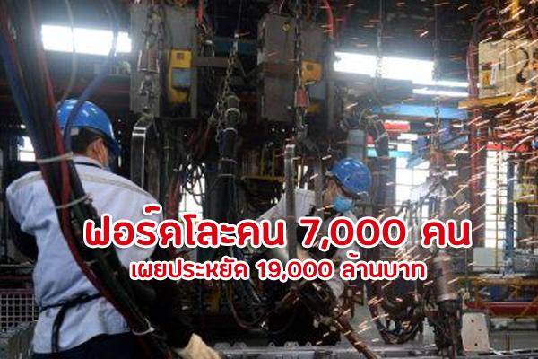 ฟอร์ดลดคนงานทั่วโลก 7,000 คน เส้นตายสิงหาคมนี้ เชื่อประหยัดเงิน 19,000 ล้านบาท