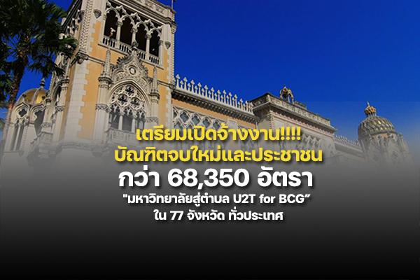 เตรียมเปิดจ้างงานบัณฑิตจบใหม่และประชาชน 68,350 อัตรา ใน 77 จังหวัด ทั่วประเทศ