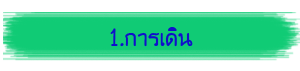 1.การเดิน